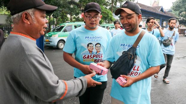 Relawan Gaspoll Jawa Barat mendukung Pasangan Prabowo Subianto-Gibran Rakabuming.