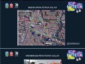 Mau Malam Mingguan Ikut KIP Nite Run 2023, Simak Rutenya