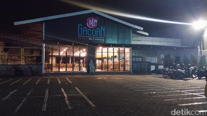 Situasi setelah keributan jukir dan pengunjung di Mie Gacoan Kecamatan Lowokwaru, Kota Malang.