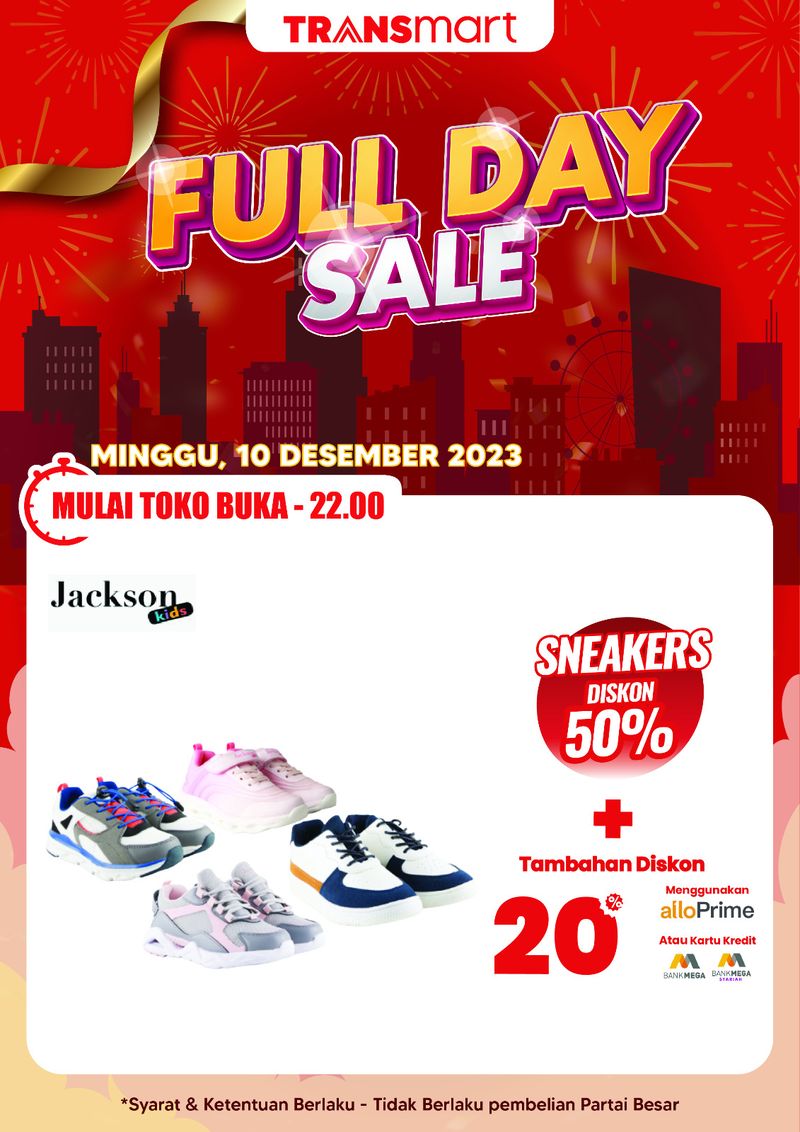 Transmart Full Day Sale-Sandal + Sepatu