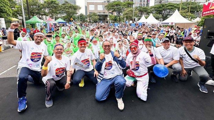 BPKH Fun Walk kembali dihelat, kini di Kawasan Senayan, Minggu (10/12/2023) pagi WIB.