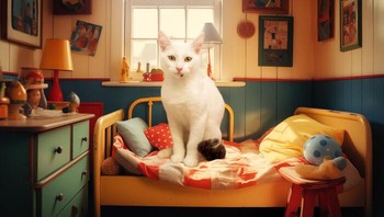 Kayaknya boleh juga kucing kita dikasih tempat tinggal dengan desain seperti ini. Foto: (Bored Panda).