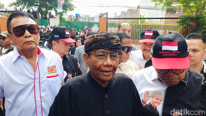 Mahfud Md Saat Kampanye di Kabupaten Bandung Barat.