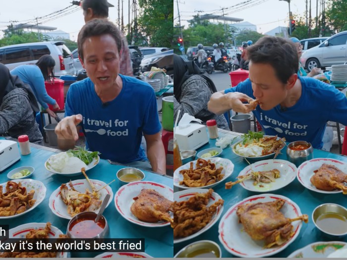 Mark Wiens kulineran di Surabaya