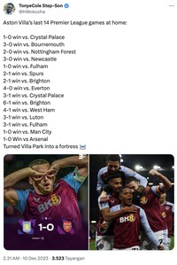 Meme Aston Villa vs Arsenal
