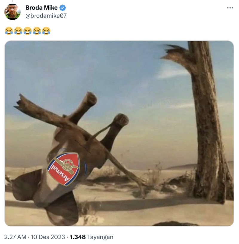 Meme Aston Villa vs Arsenal