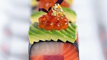 Kombinasi isian dan warna sushi yang sempurna. Foto: Boredpanda