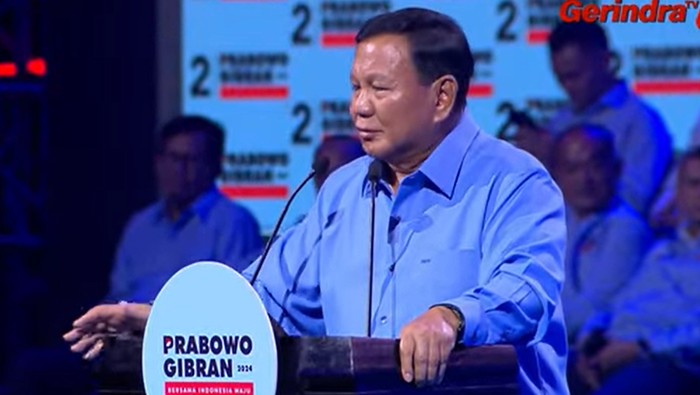 Prabowo Subianto di SICC Bogor (Gerindra TV)