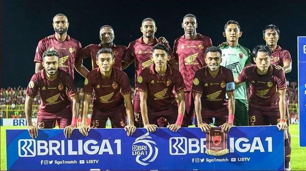 Starting eleven PSM Makassar dalam laga kandang terakhir di Stadion Gelora BJ Habibie musim ini.