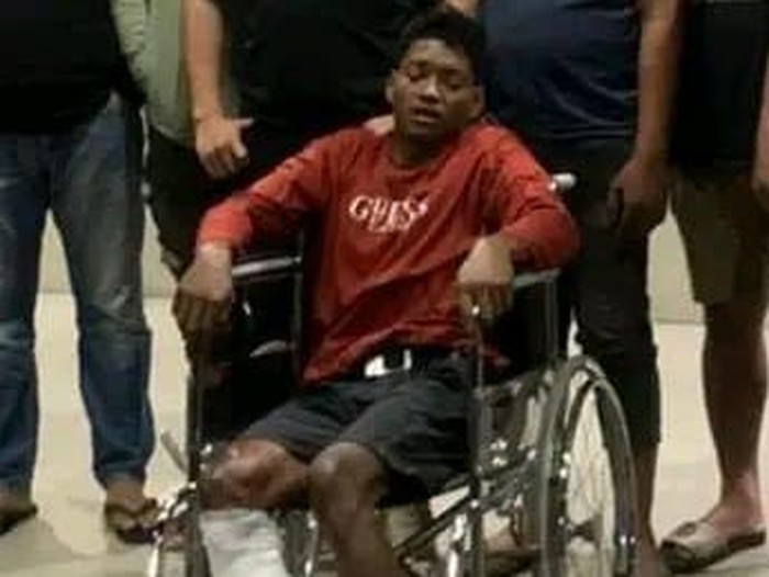 Tampang pelaku pembunuhan ayah dan anak di Maros, Sulsel.