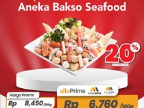 Aneka Bakso Seafood Rp 6 Ribuan di Transmart Diskon Tiap Hari 20%!