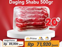 Transmart Diskon Tiap Hari 20%! Daging Shabu Harganya Cuan