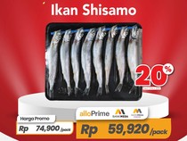Buruan Serbu! Beli Ikan Shisamo Hemat 20% di Transmart Diskon Tiap Hari