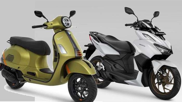 Vespa GTS 150 vs Honda Vario 160