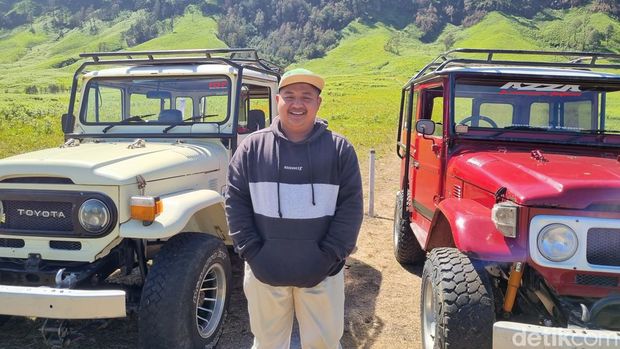 Taman Nasional Bromo Tengger Semeru (TNBTS) setelah terbakar Kamis (7/12/2023).