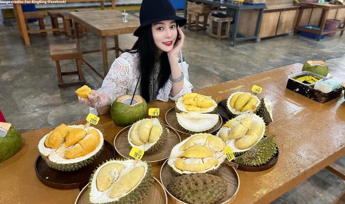 Cicip Durian di Malaysia, Aktris China Fan Bingbing Ngaku Jatuh Cinta