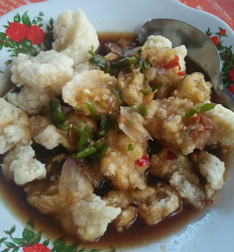 cireng bumbu, cireng kuah, cireng gejrot