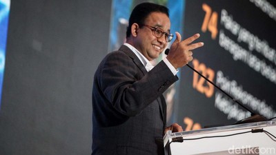 Momen Anies Soroti Ketimpangan Ekonomi RI di Depan Para Pengusaha