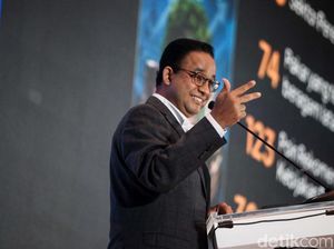 Momen Anies Soroti Ketimpangan Ekonomi RI di Depan Para Pengusaha