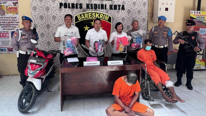 DR, pelaku perampokan disertai pencabulan di Kota Kediri ditembak kakinya