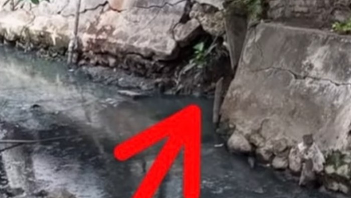 Gorong-gorong tempat jambret di Surabaya sembunyi usai aksinya tepergok warga.
