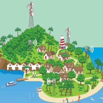 Tol Langit dan BTS Geber Internet di Natuna