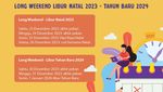 Infografis: Jadwal Libur Semester Ganjil-Natal-Tahun Baru, Siswa Catat Ya!