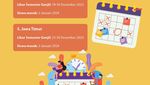 Infografis: Jadwal Libur Semester Ganjil-Natal-Tahun Baru, Siswa Catat Ya!