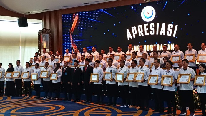Kementerian Kelautan dan Perikanan (KKP) mendapatkan nilai tinggi dari Kementerian Hukum dan Hak Asasi Manusia (Kemenkumham) untuk aspek reformasi hukum.