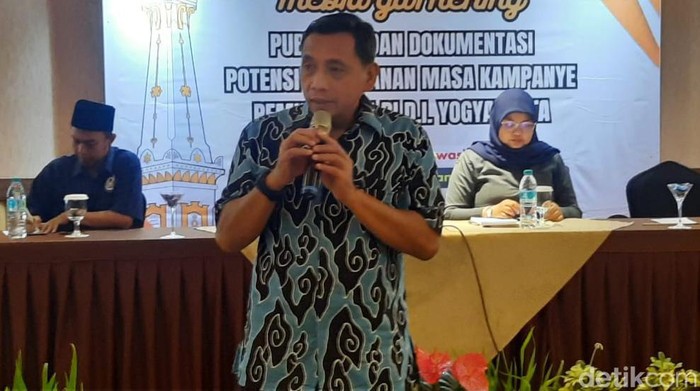 Kepala BINDA DIY Brigjen TNI Rachmad Pudji Susetyo saat memberikan keterangan, Senin (11/12/2023).
