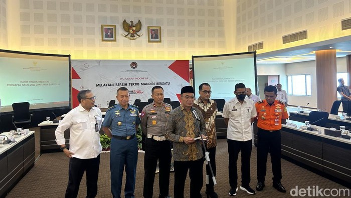 Konpers Menko PMK Muhadjir Effendy