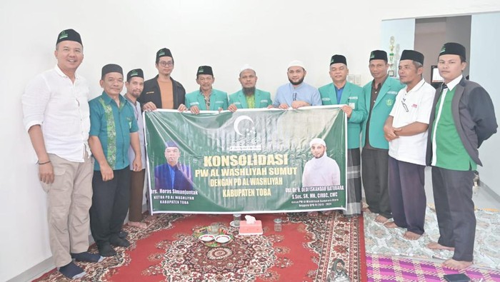 Konsolidasi pengurus Al-Washliyah di Kabupaten Toba. (Dok Istimewa)