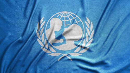 Ilustrasi logo UNICEF.