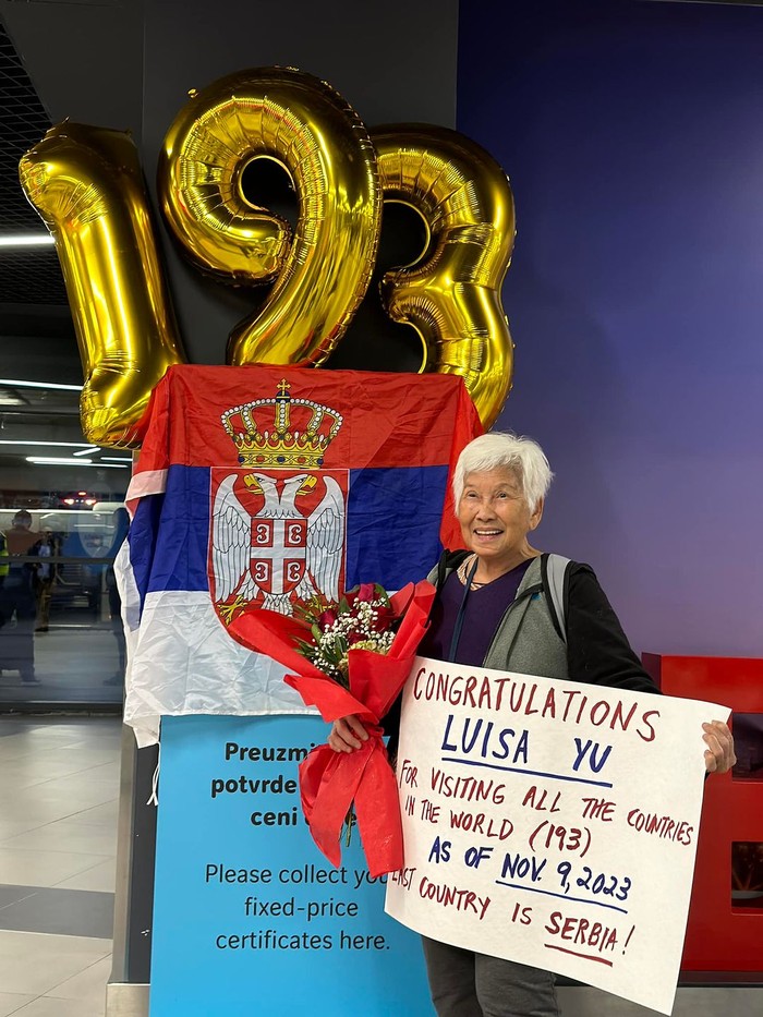 Luisa Yu, nenek 79 tahun yang keliling dunia Luisa Yu, nenek 79 tahun yang keliling dunia