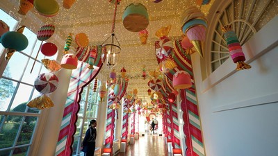 Meriah Sekali Dekorasi Natal yang Hiasi Gedung Putih