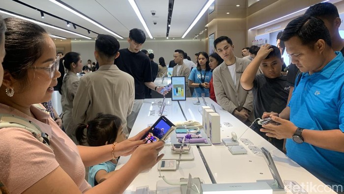 Oppo Experience and Service Store Medan. (Kartika Sari/detikSumut)