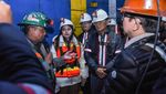 Pakai Helm Khusus, Puan & Menteri ESDM Blusukan ke Tambang Bawah Tanah Freeport