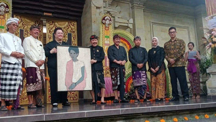 64 Karya Pelukis Si Mata Hitam Dipamerkan Di Museum Puri Lukisan Ubud