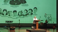 Badan Pengembangan dan Pembinaan Bahasa (Badan Bahasa) Kementerian Pendidikan, Kebudayaan, Riset, dan Teknologi menyelenggarakan Pentas Karya Komunitas Sastra Penerima Bantuan Pemerintah Bidang Kebahasaan dan Kesastraan 2023. Foto: (Devita Savitri/detikcom)