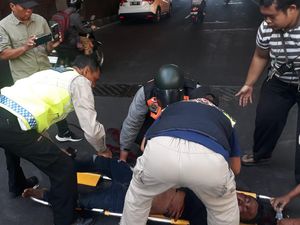 Percobaan Bunuh Diri di Underpass Dewa Ruci Kuta, Pria Probolinggo Tergeletak