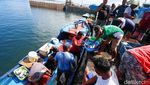 Potret Aktivitas Jual Beli Ikan Pelabuhan Tobelo