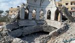 Menara Masjid di Gaza Kokoh Berdiri di Tengah Bombardir Israel