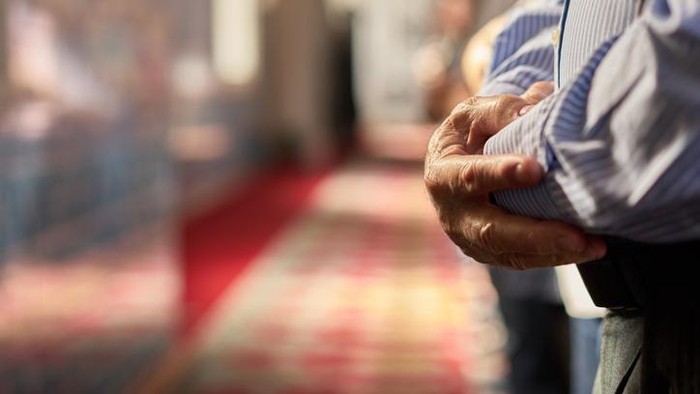 Muslim Friday mass prayer in Turkey