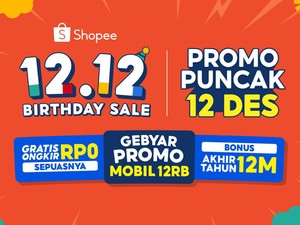 Catat! Ini Rangkaian Banjir Promo Puncak Shopee 12.12 Birthday Sale