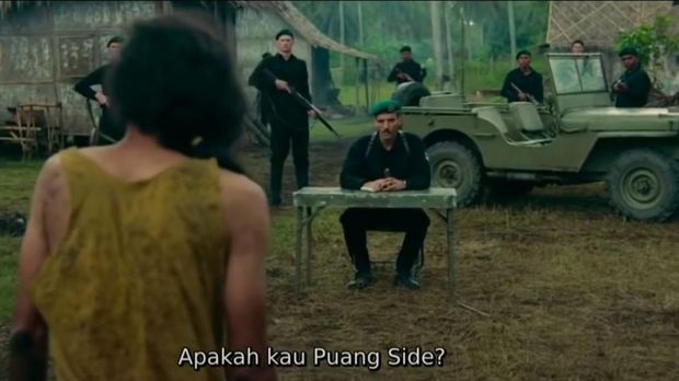 Sosok Raymond Paul Pierre Westerling dalam film De Oost karya sineas Belanda Jim Taihuttu. Foto: Tangkapan layar film De Oost.