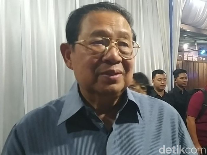 Susilo Bambang Yudhoyono (SBY) di Magelang, Senin (11/12/2023).