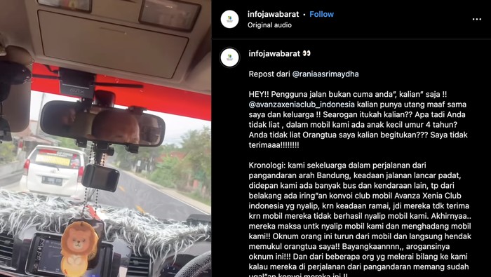 Viral Konvoi Komunitas Avanza Arogan
