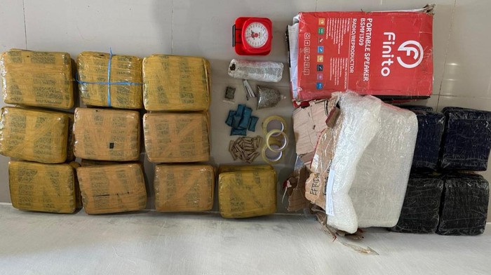 Barang bukti ganja. (Foto: dok Polres Madina).