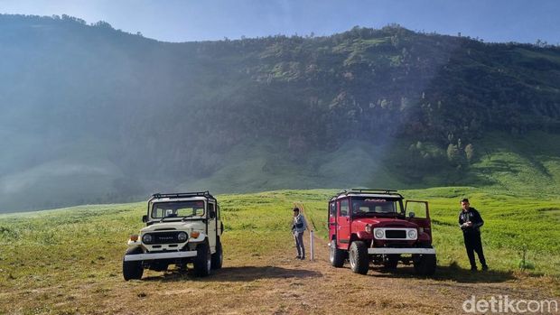 Kawasan Taman Nasional Bromo Tengger Semeru (TNBTS), Kamis (7/12/2023).