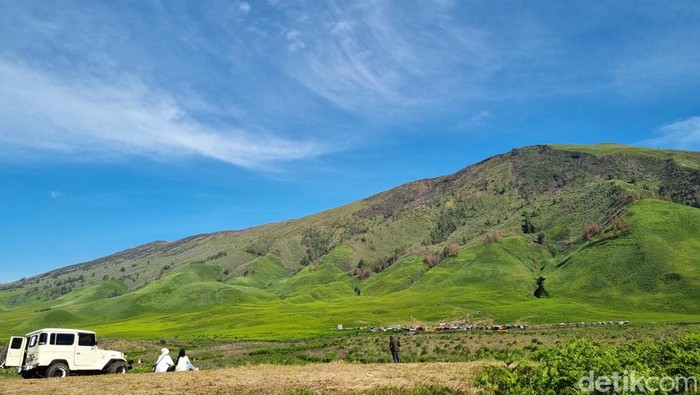 Kawasan Taman Nasional Bromo Tengger Semeru (TNBTS), Kamis (7/12/2023).